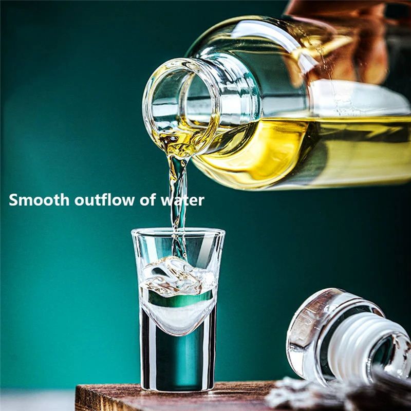 Outdoor Sport Glass Water Bottle - ABUN sportwaterfles van borosilicaatglas, 750 ml,