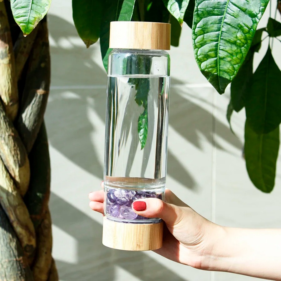 Kristallen natuurlijke ertsfle - Outdoor Sport Glass Water Bottle recensie en prijs
