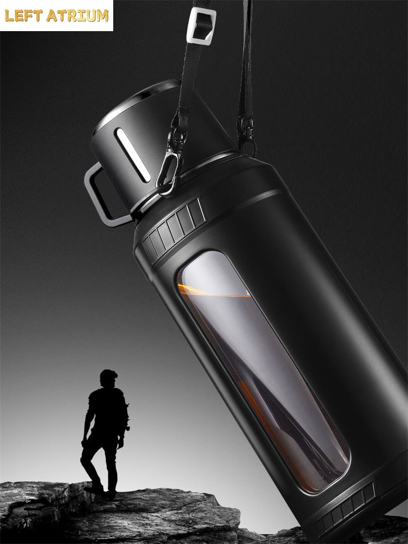 Grote capaciteit 2L glazen wat - Outdoor Sport Glass Water Bottle recensie en prijs